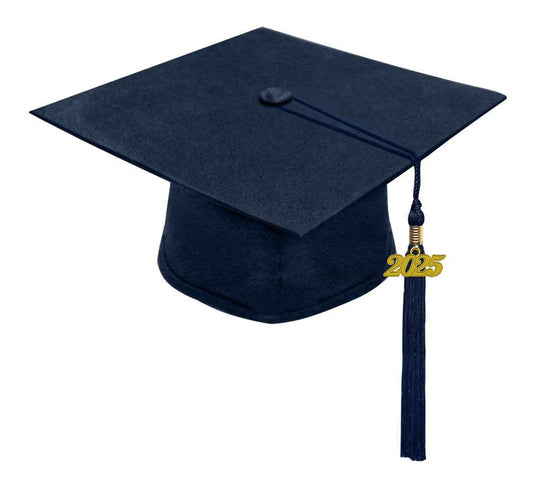 Matte Navy Blue Kindergarten/Preschool Cap & Tassel - Graduation Seller