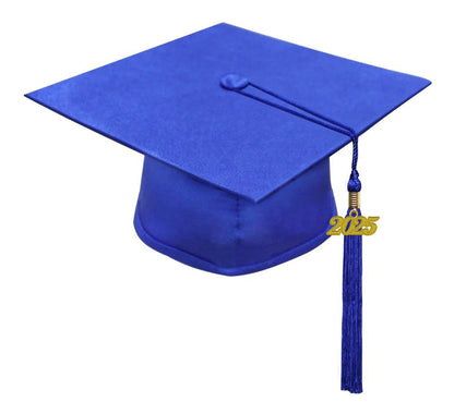 Matte Royal Blue Kindergarten/Preschool Cap & Tassel - Graduation Seller
