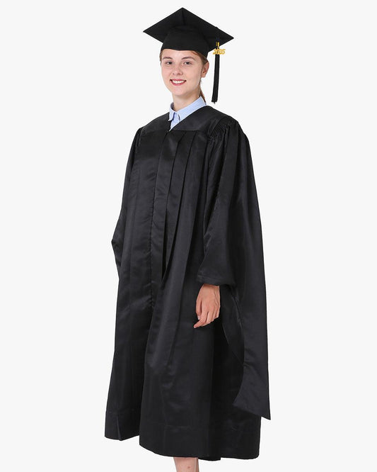 Deluxe Master Cap Gown & Hood Package - Graduation Gown 