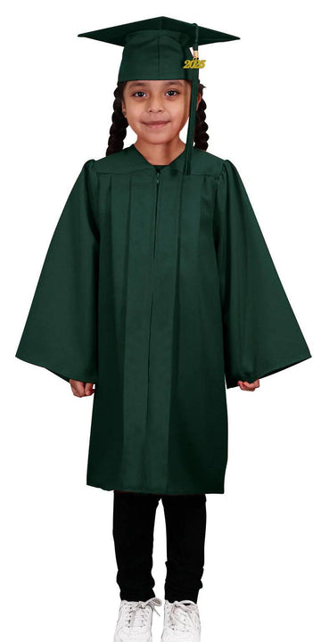 Matte Hunter Kindergarten/Preschool Cap & Gown - Graduation Gown 