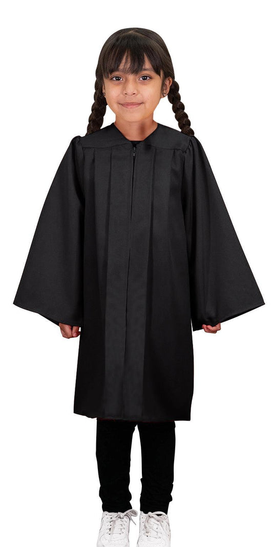 Matte Black Kindergarten/Preschool Gown - Graduation Gown 