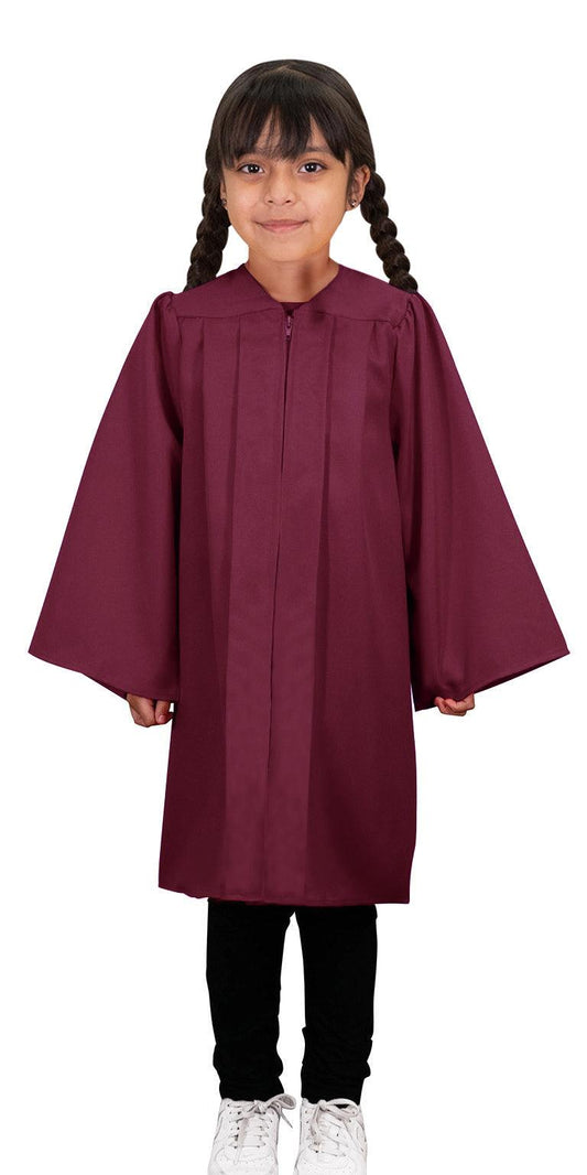 Matte Maroon Kindergarten/Preschool Gown - Graduation Gown 