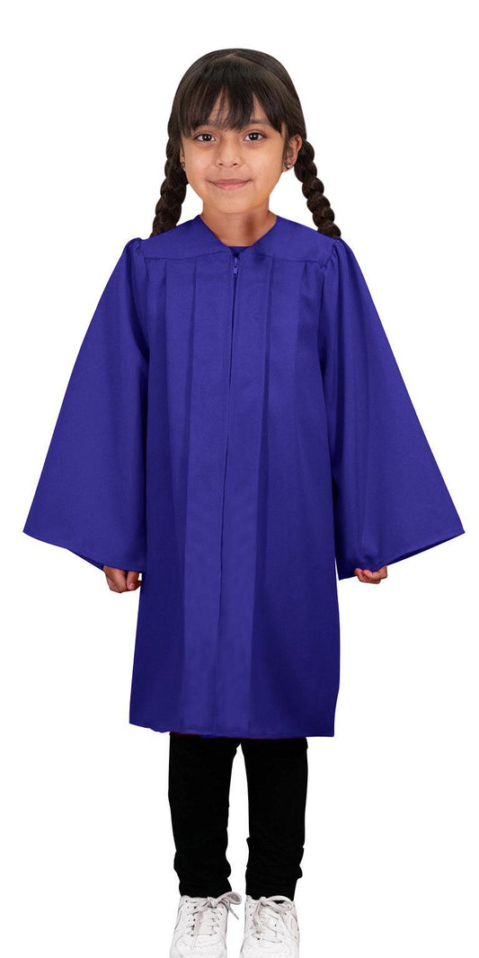 Matte Purple Kindergarten/Preschool Gown - Graduation Gown 