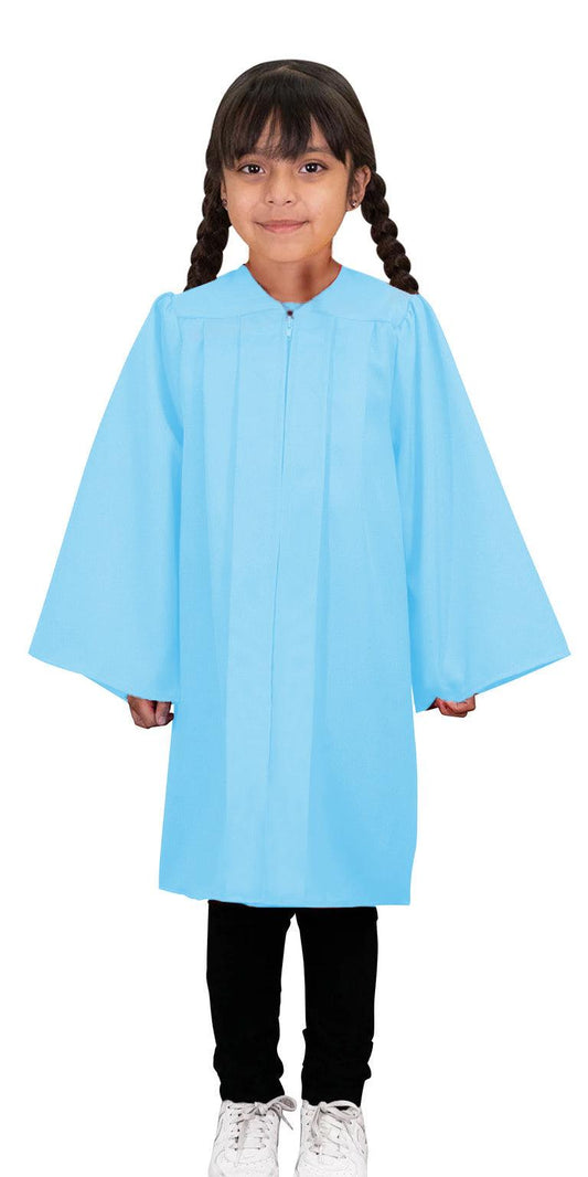 Matte Light Blue Kindergarten/Preschool Gown - Graduation Gown 