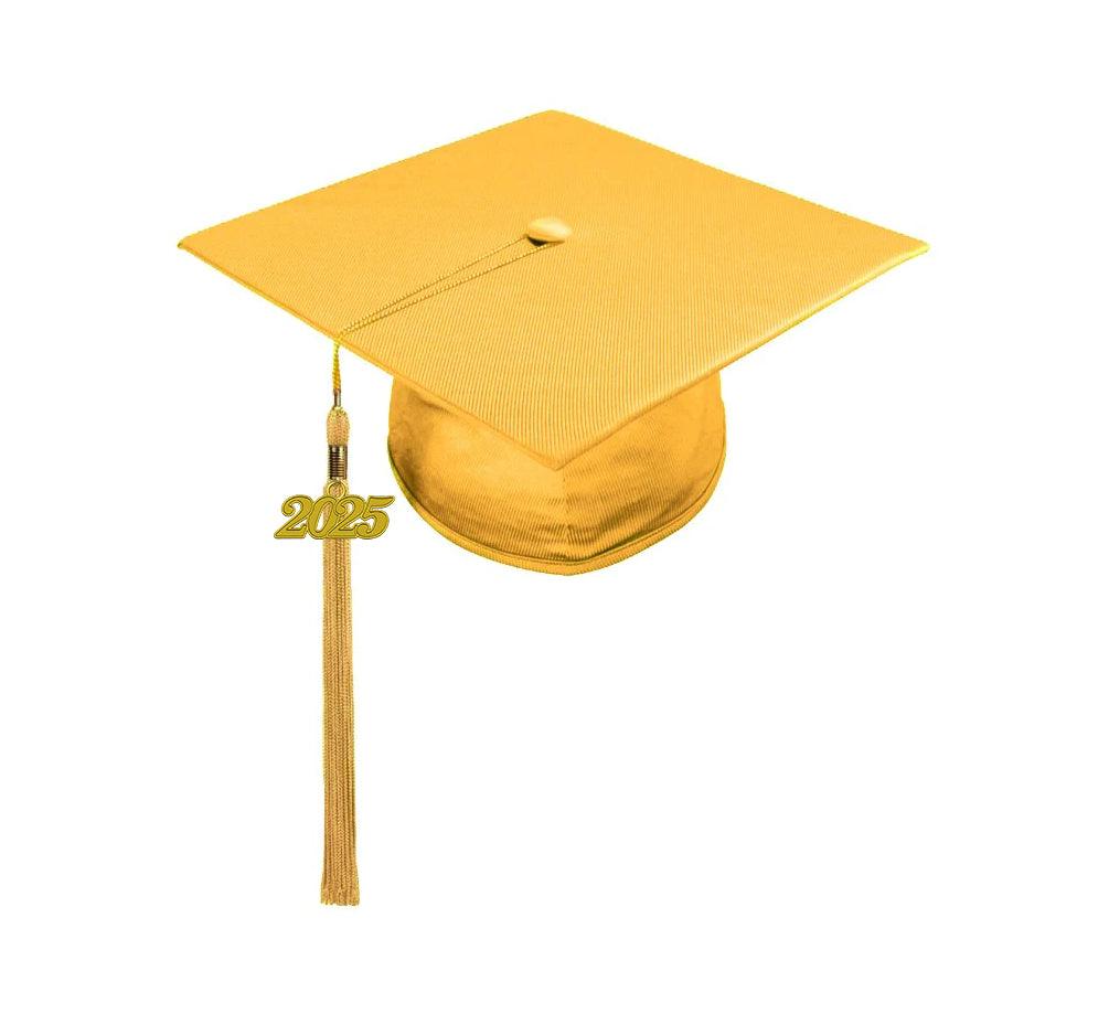 Shiny Antique Gold Bachelors Cap & Gown - Graduation Gown 