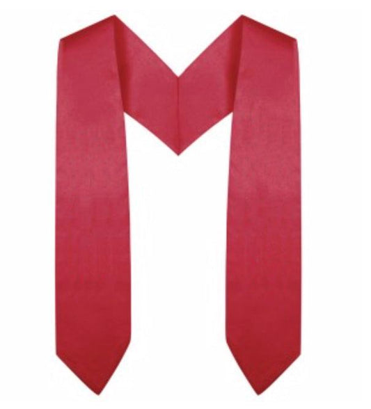Red Preschool/Kindergarten Stole - Graduation Seller