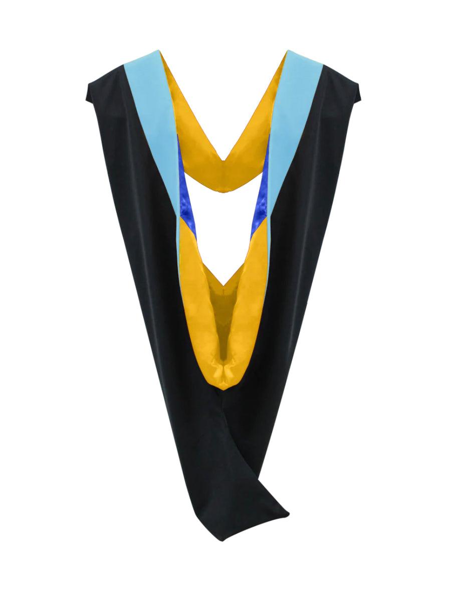 Masters Cap, Gown & Hood Package for UC Santa Barbara Graduation - Graduation Gown 