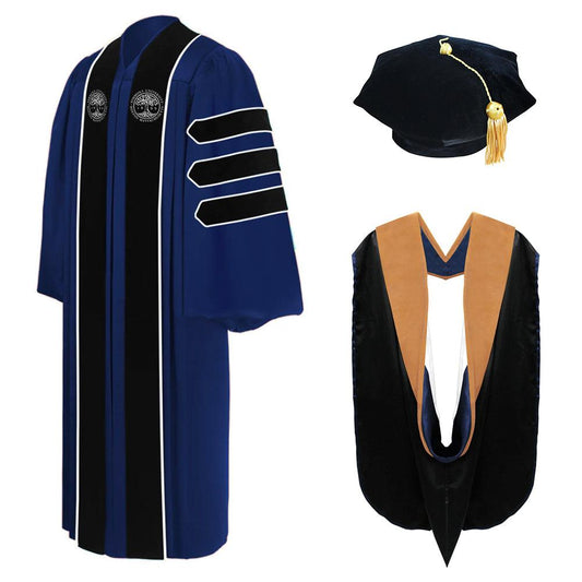 Doctoral Regalia Package for Simmons University Graduation - Graduation Gown 