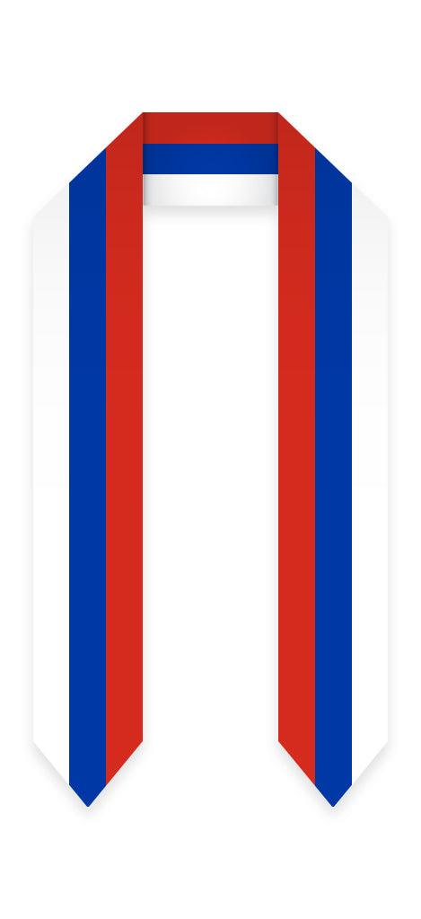 Russia Graduation Stole - Russian Flag Sash - Graduation Gown 