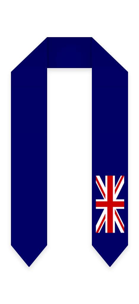 United Kingdom Graduation Stole - UK British Flag Sash - Graduation Gown 