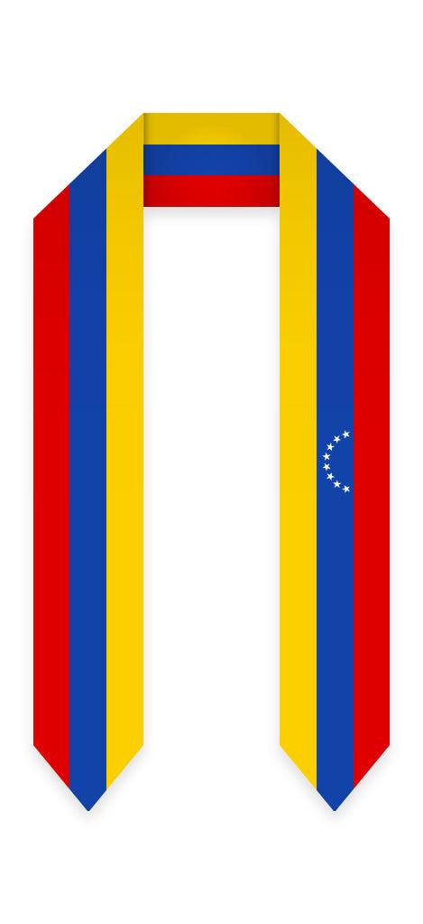 Venezuela Graduation Stole - Venezuela Flag Sash - Graduation Gown 
