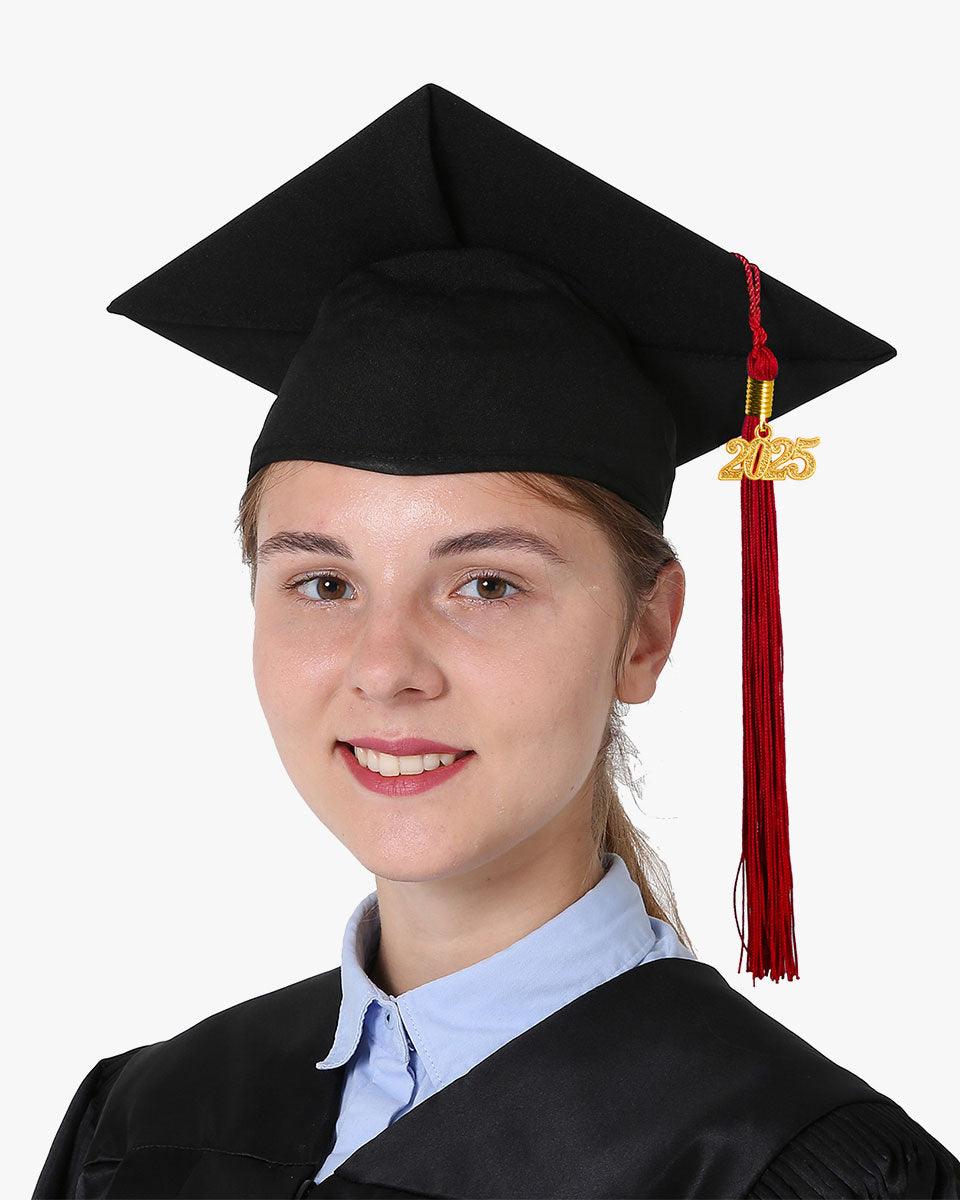 Solid Color Graduation Tassel - 18 Colors Available - Graduation Gown 