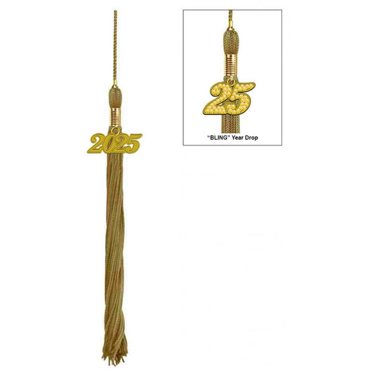 Antique Gold Academic Tassel - Graduation Seller