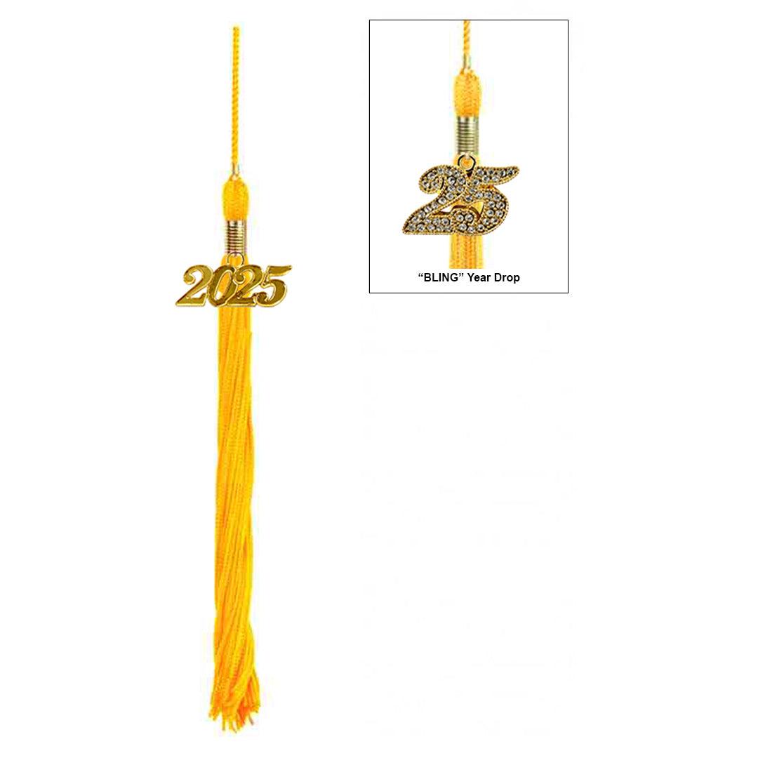 Shiny Gold Elementary Cap & Gown - Graduation Gown 