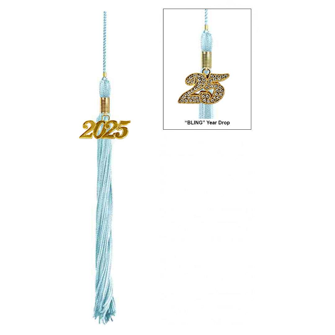 Shiny Light Blue Kindergarten/Preschool Cap & Gown - Graduation Gown 