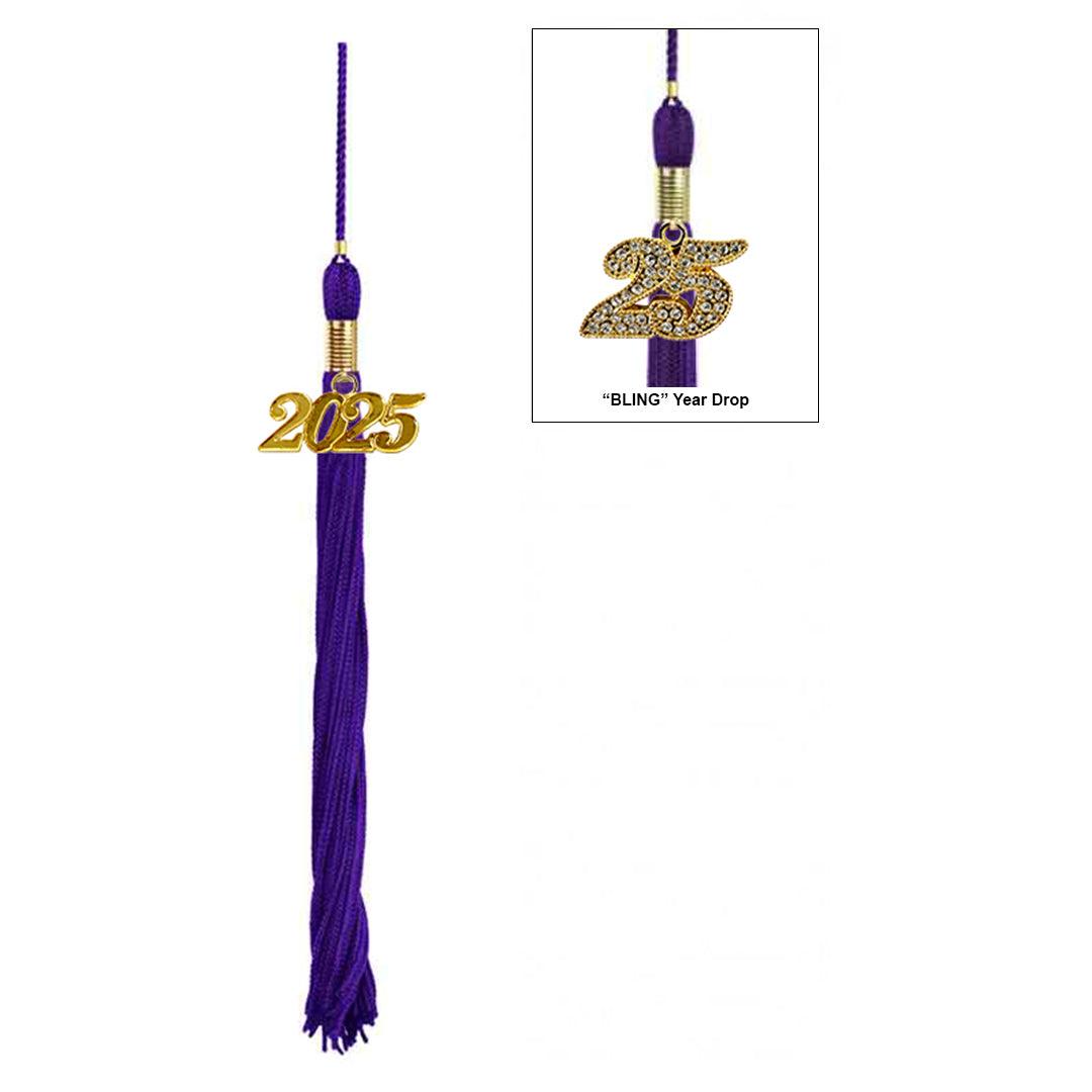 Shiny Purple Junior High/Middle School Cap & Gown - Graduation Gown 