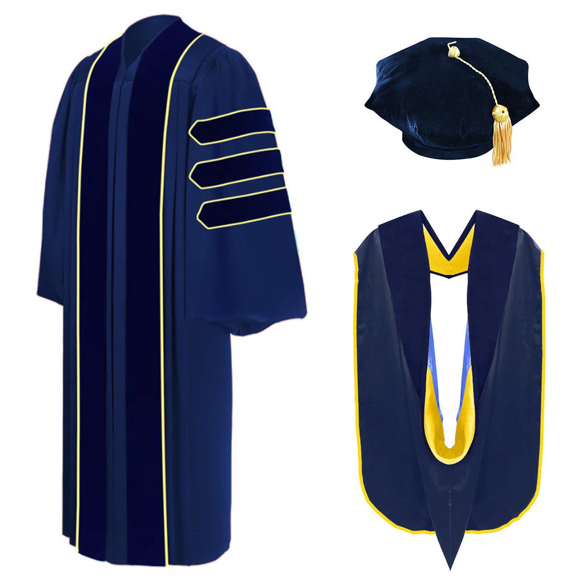 Doctoral Regalia Package for UC Merced Graduation - Graduation Gown 