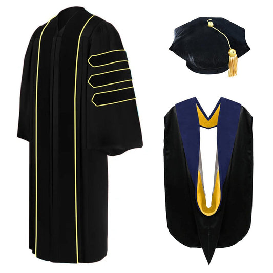 Doctoral Regalia Package for Colorado Boulder Graduation - Graduation Gown 