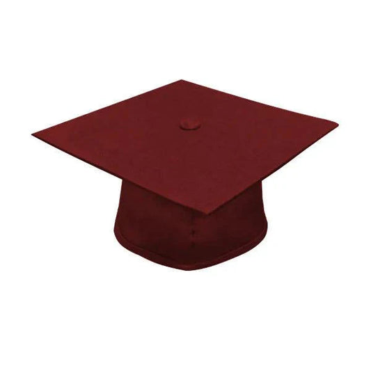 Matte Burgundy Elementary Cap - Graduation Gown 