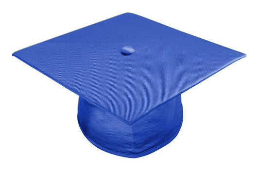 Shiny Royal Blue Bachelors Cap - Graduation Seller