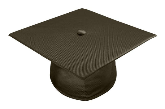 Shiny Brown Bachelors Academic Cap - Graduation Seller