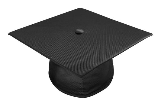 Shiny Black Bachelors Academic Cap - Graduation Seller