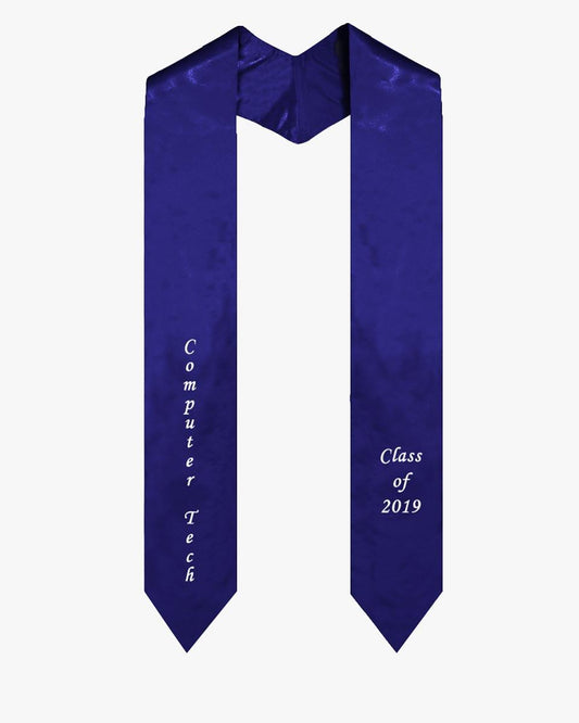 Custom Classic Honor Stole - Graduation Gown 