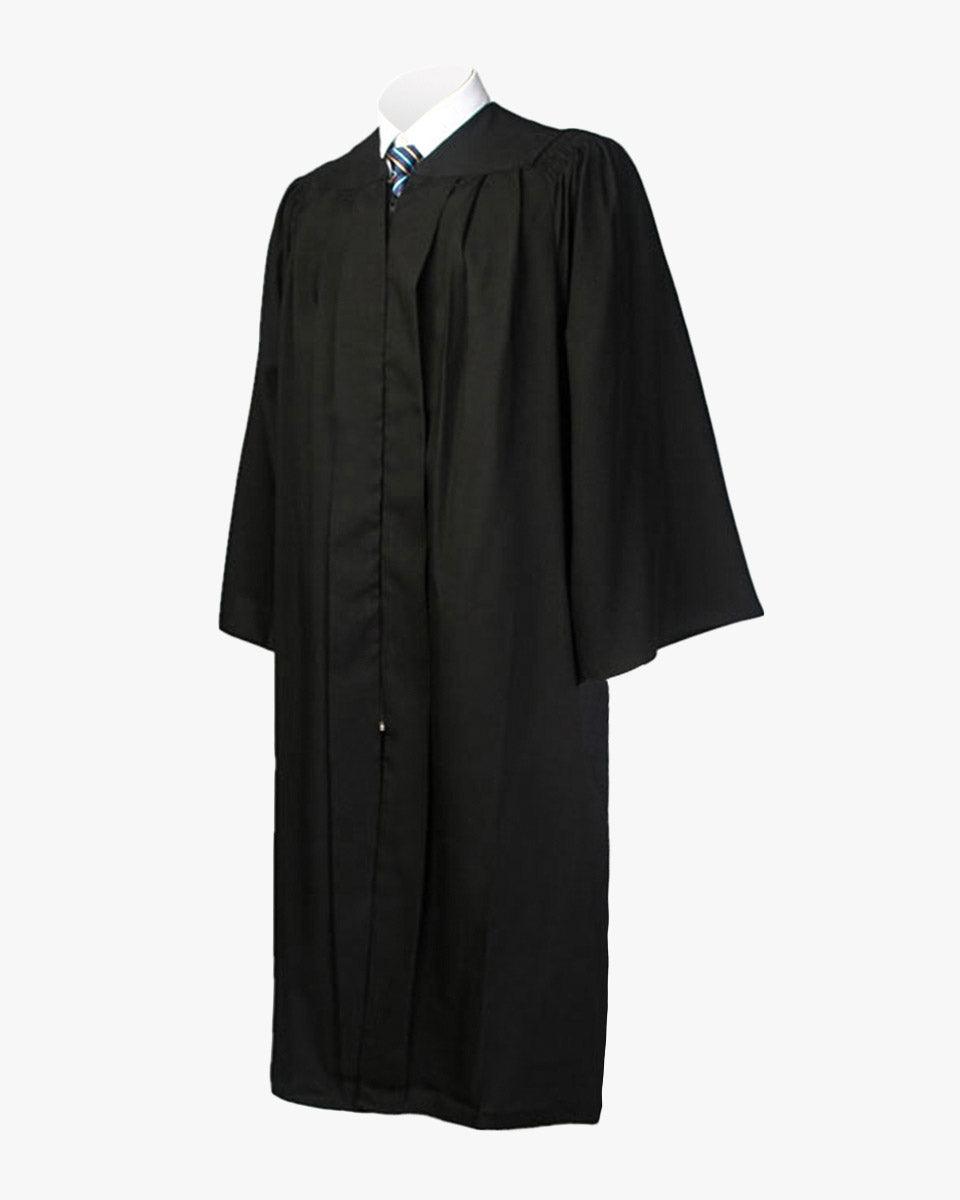 Deluxe Fluted Bachelor Graduation Gown Cap Tassel Package - Graduation Gown 