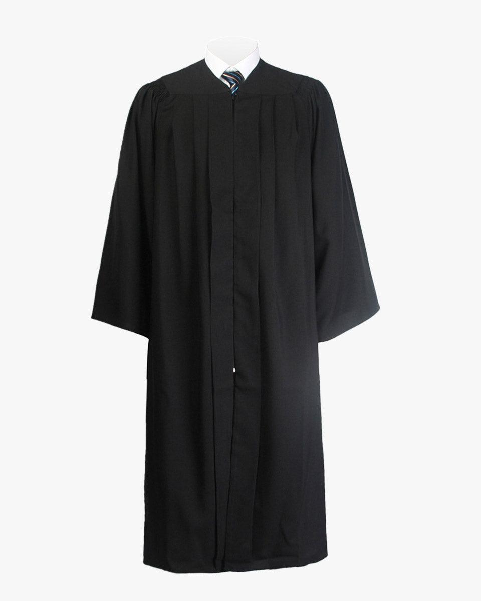 Deluxe Fluted Bachelor Graduation Gown Cap Tassel Package - Graduation Gown 