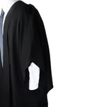 Deluxe Fluted Master Academic Gown & Mortarboard - Graduation Gown 