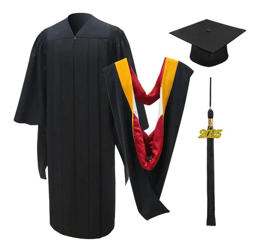 Deluxe Master Bachelors Cap, Gown & Hood Package - New School of Architecture & Design - Graduation Gown 