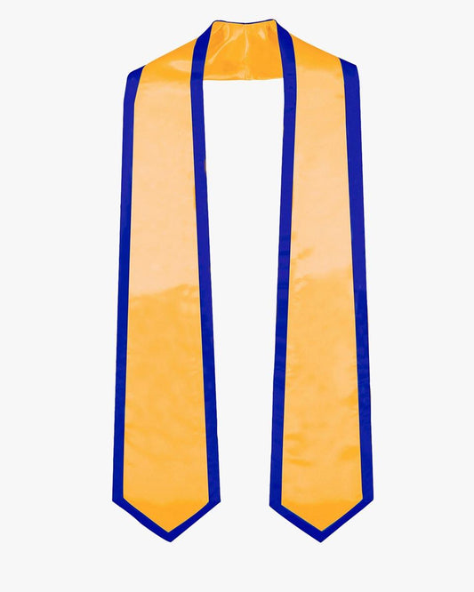 Graduation Stoles Classic End With Trim - 11 Colors Available - Graduation Gown 