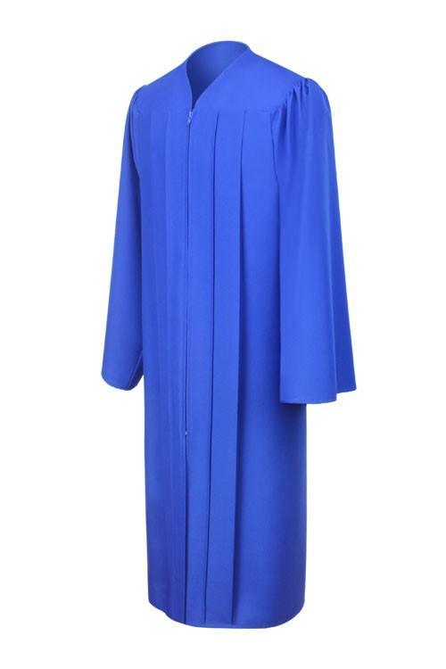 Matte Royal Blue Bachelors Academic Gown - Graduation Gown 