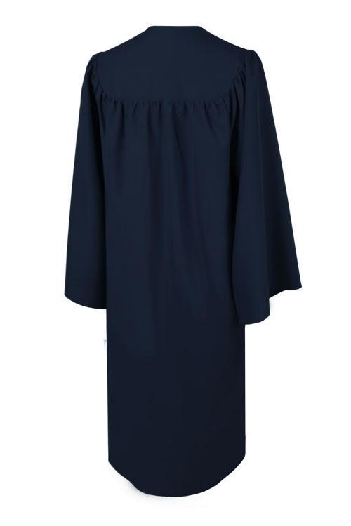 Matte Navy Blue Bachelors Academic Gown - Graduation Gown 
