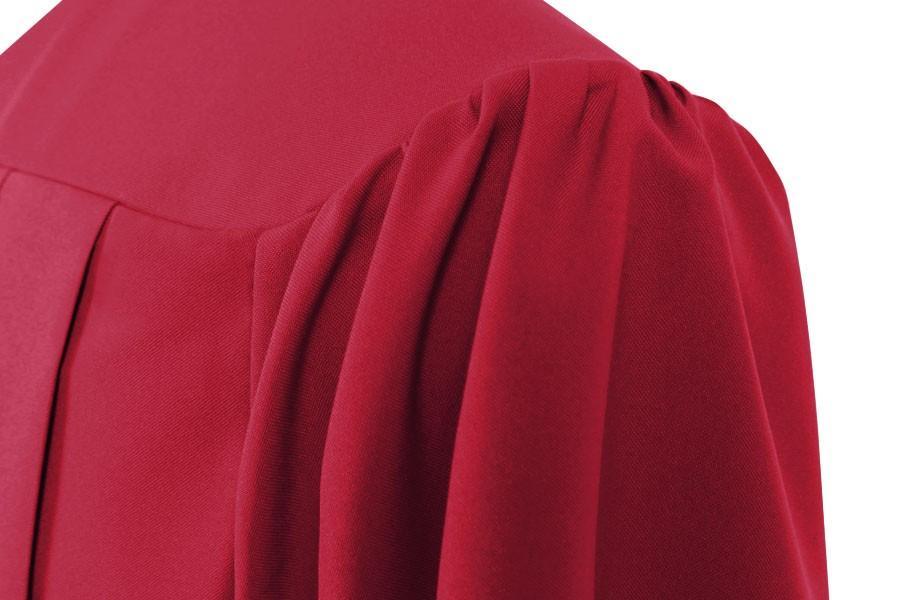 Matte Red Bachelors Gown - Graduation Gown 