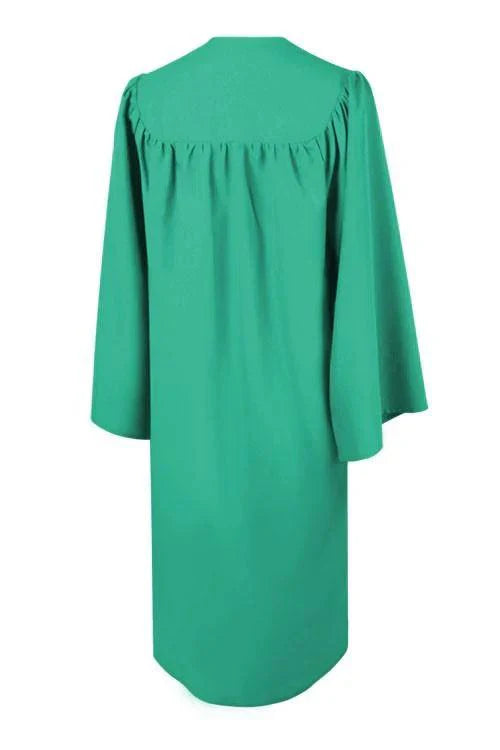 Matte Emerald Green Bachelors Academic Cap & Gown - Graduation Gown 