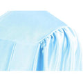 Shiny Light Blue High School Gown - Graduation Gown 