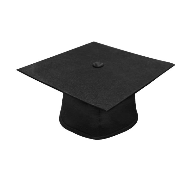 Matte Black High School Cap & Gown - Graduation Gown 