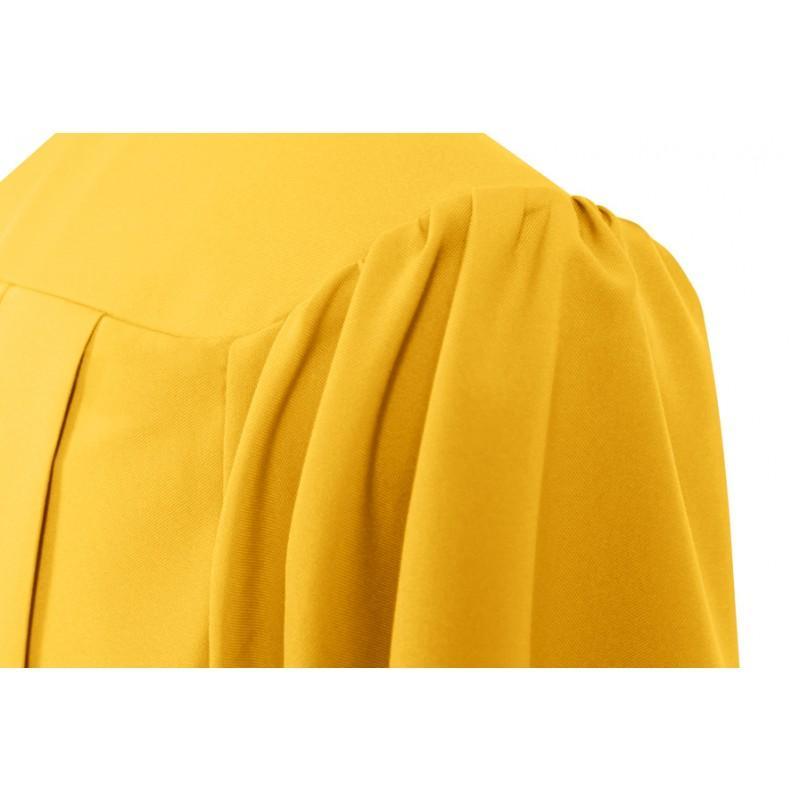 Matte Gold High School Cap & Gown - Graduation Gown 