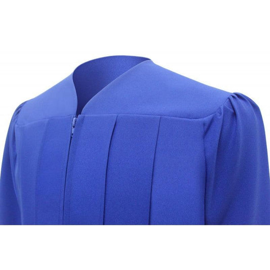 Matte Royal Blue Bachelors Academic Cap & Gown - Graduation Gown 