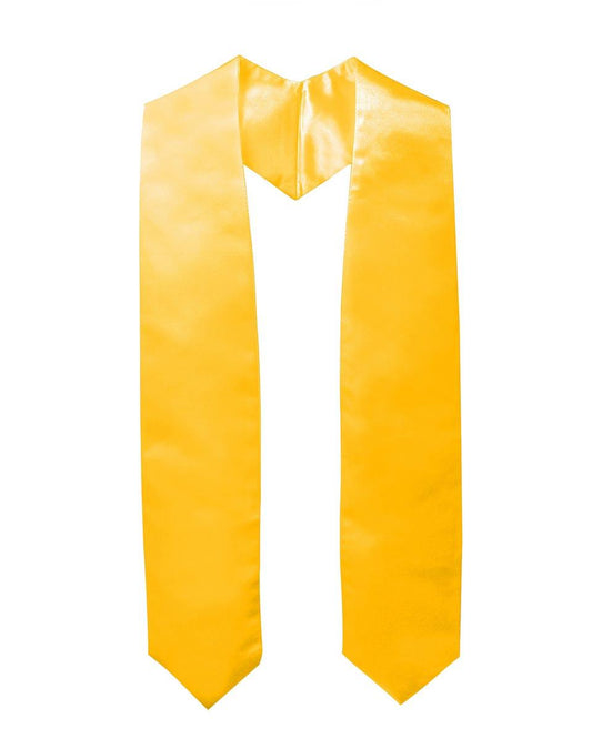 Plain Graduation Stole (Youth) - 15 Colors Available - Graduation Gown 