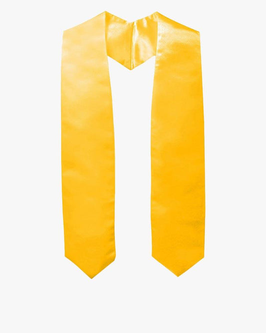 Plain Graduation Stole (Youth) - 15 Colors Available - Graduation Gown 