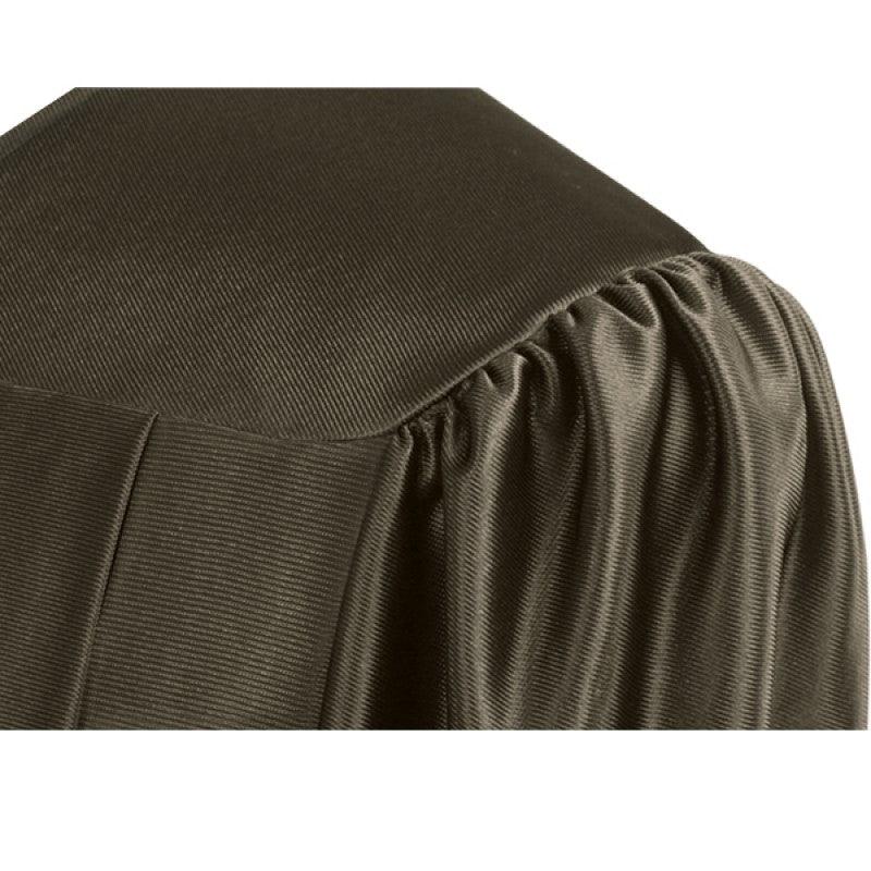 Shiny Brown Bachelors Cap & Gown - Graduation Gown 
