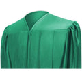 Shiny Emerald Green High School Cap & Gown - Graduation Gown 
