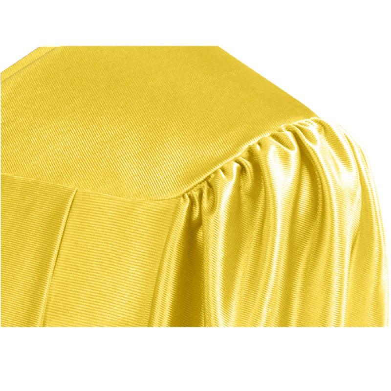 Shiny Gold High School Cap & Gown - Graduation Gown 