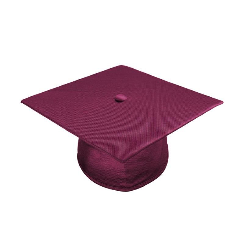 Shiny Maroon Elementary Cap & Gown - Graduation Gown 