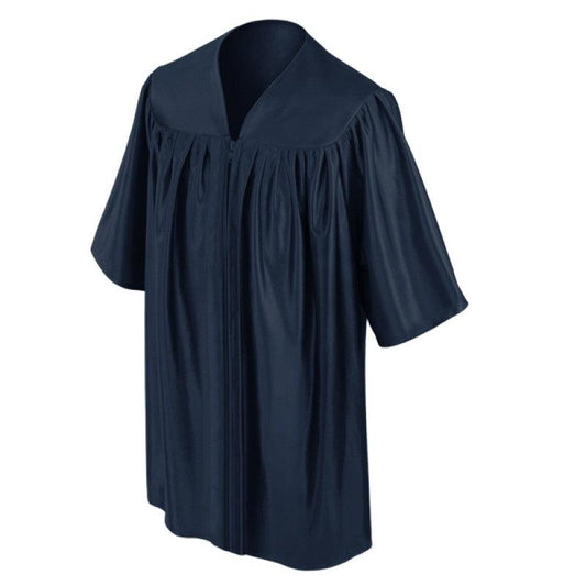 Shiny Navy Blue Kindergarten/Preschool Gown - Graduation Gown 