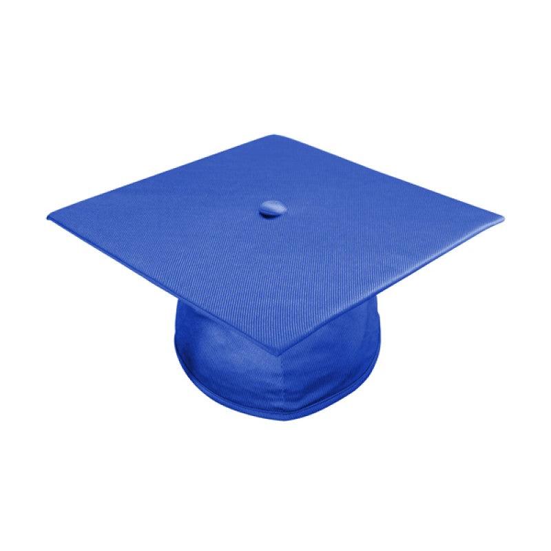 Shiny Royal Blue Bachelors Academic Cap & Gown - Graduation Gown 