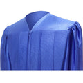 Shiny Royal Blue Bachelors Academic Cap & Gown - Graduation Gown 
