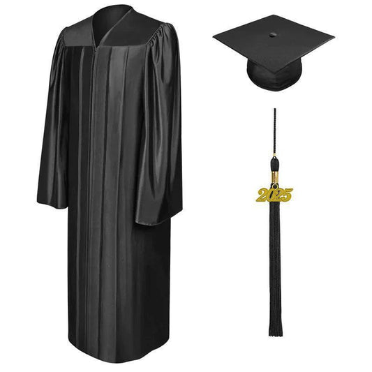 12 Shiny Elementary Cap & Gown - Graduation Seller